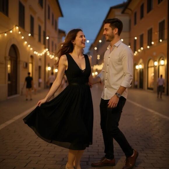 Theory Black Silk Chiffon Sheer pleated dress SZ 6 LBD Minimalist Quiet Luxury - Picture 4 of 16